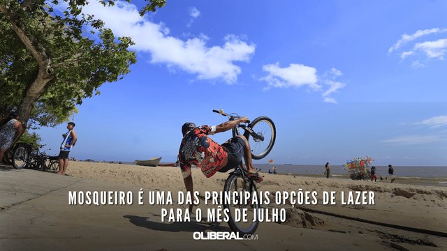 Mosqueiro é uma das principais opções de lazer para o mês de julho