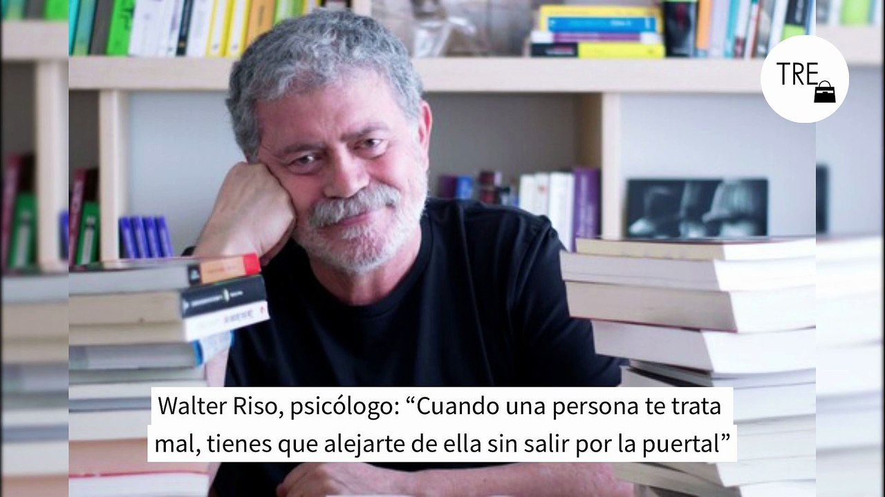 Walter Riso, psicólogo: “Cuando una persona te trata mal, tienes que alejarte de ella sin salir por la puerta. La distancia no tiene que ser física sino emocional”