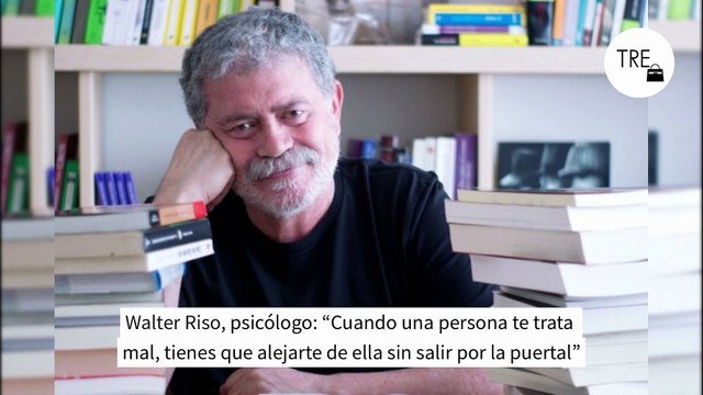 Walter Riso, psicólogo: “Cuando una persona te trata mal, tienes que alejarte de ella sin salir por la puerta. La distancia no tiene que ser física sino emocional”