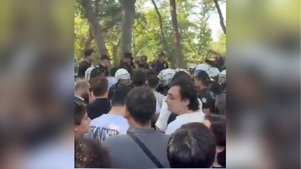 TİP'in Yoğurtçu Parkı'ndaki etkinliğine polis müdahalesi: Konuşmacı İrfan Değirmenci'nin de arasında bulunduğu 43 kişi gözaltına alındı