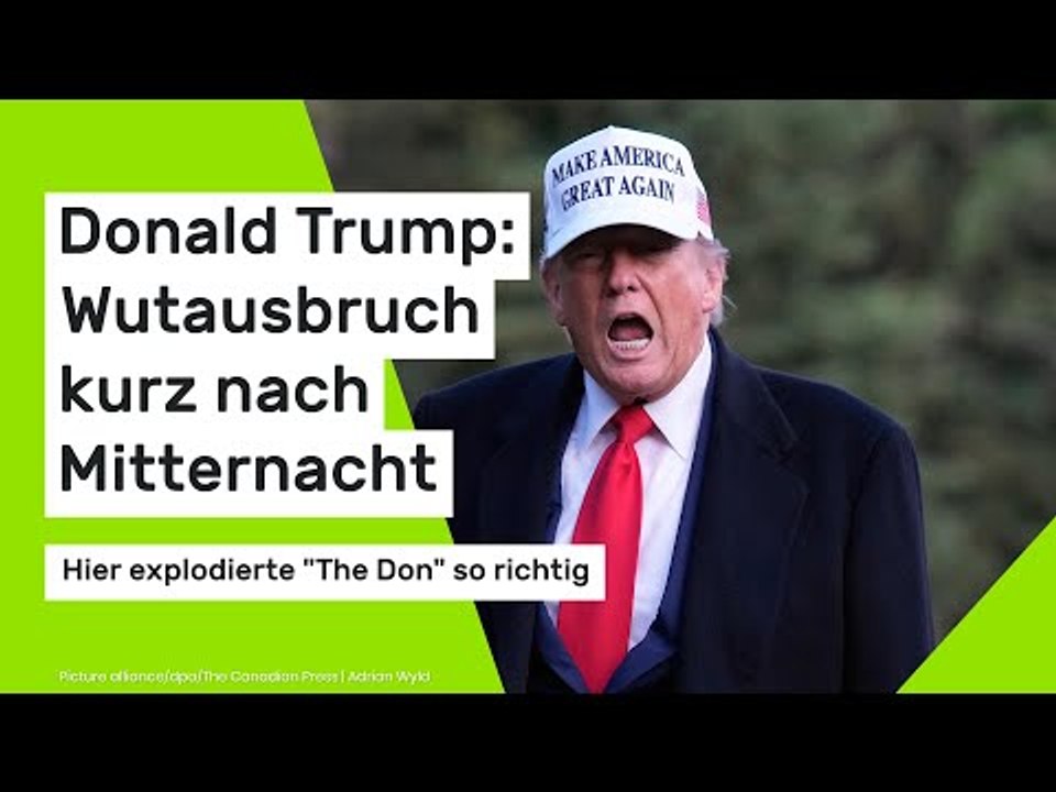 Donald Trump: Hier explodierte 'The Don' so richtig