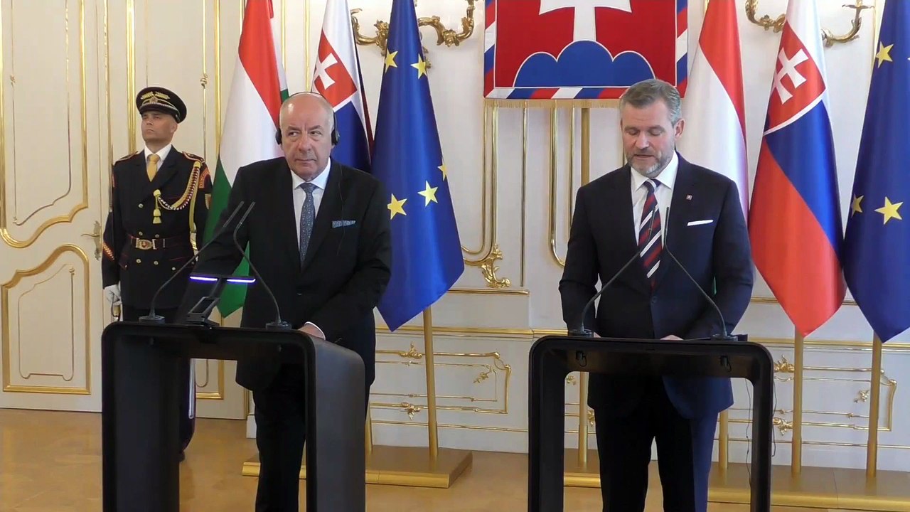 ZÁZNAM: TK prezidentov SR a Maďarska