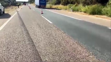 Vídeo do local do acidente onde faleceu Diogo Jota e o irmão