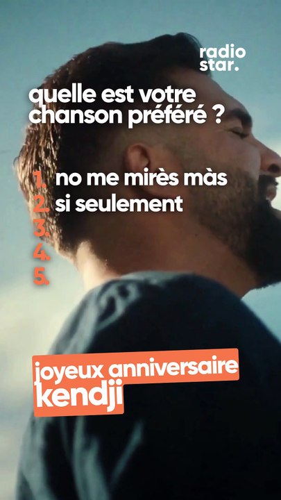 🎉🔥 Joyeux anniversaire Kendji ! 🔥🎉  On fête ça avec un petit défi : quel est VOTRE titre préféré de Kendji ? 🎶👇  Votez en commentaire et partagez avec vos amis fans de Kendji ! 😜🎶  #Kendji #chanson