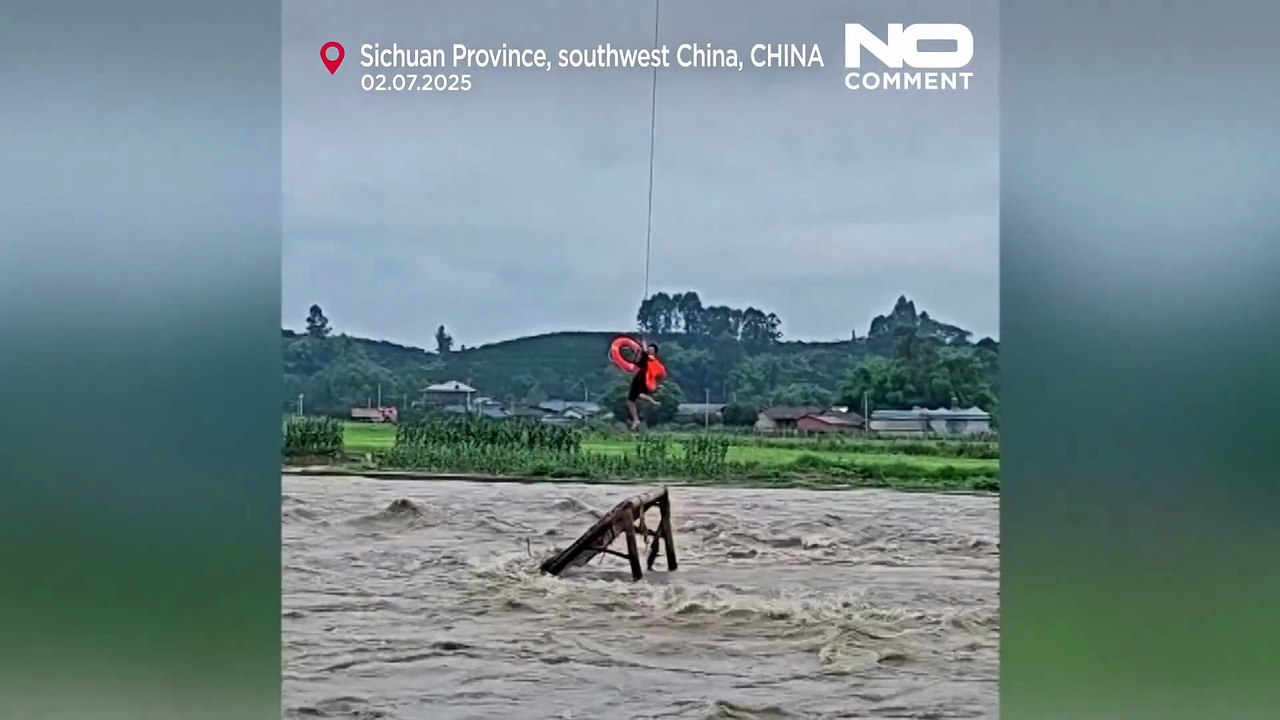 China gibt Hochwasserwarnungen aus, Flüsse erreichen Rekordpegel