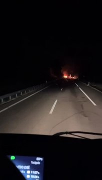 Imagens mostram carro em que Diogo Jota morreu em chamas
