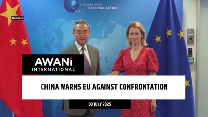 China warns EU against confrontation