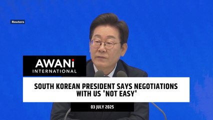 South Korean President says negotiations with us 'not easy'
