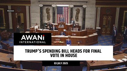 Trump’s spending bill heads for final vote in House