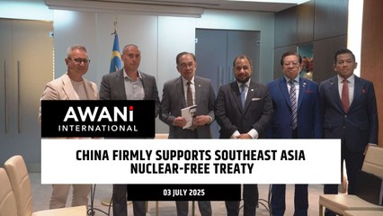 China firmly supports Southeast Asia nuclear-free treaty