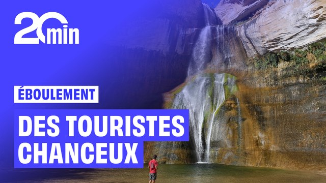 Eboulement : quand les touristes ont de la chance