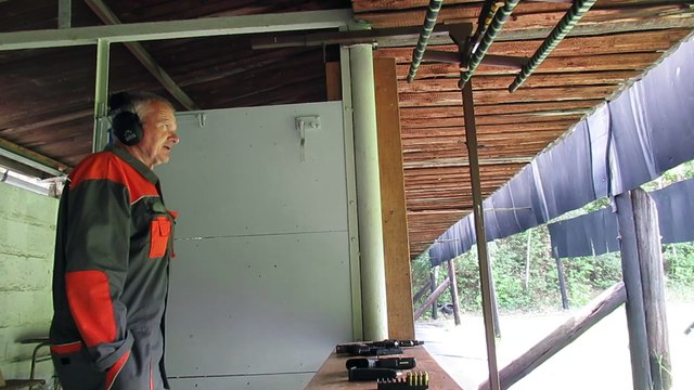 Summer 2025, Czech Republic, Most shooting range, training with Glock 9mm