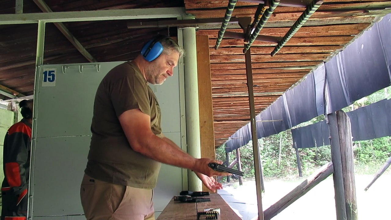Summer 2025, Czech Republic, Most shooting range, training with cz 0.22 mm