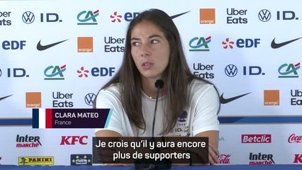 Bleues - Clara Mateo salue l’engouement populaire autour de l’Euro