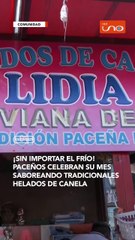 HELADO DE CANELA, TRADICION PACEÑA