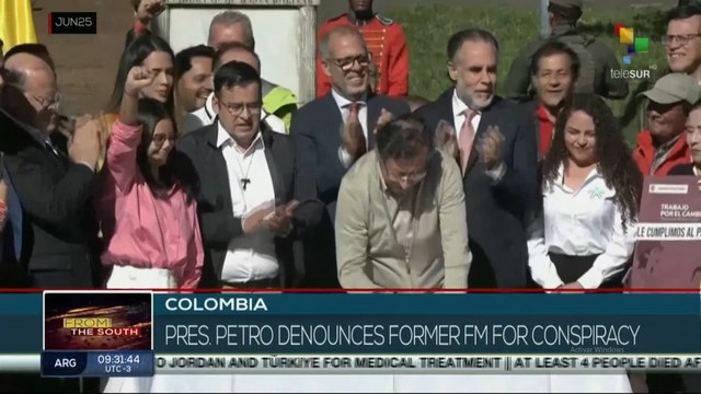Colombia, pres. Petro denounces former FM for conspiracy