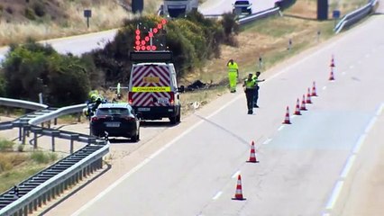 ASÍ QUEDÓ EL AUTOMÓVIL DONDE VIAJABA DIOGO JOTA