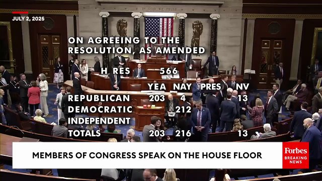 Yelling Heard On House Floor During Vote To Begin Debate On Big Beautiful Bill