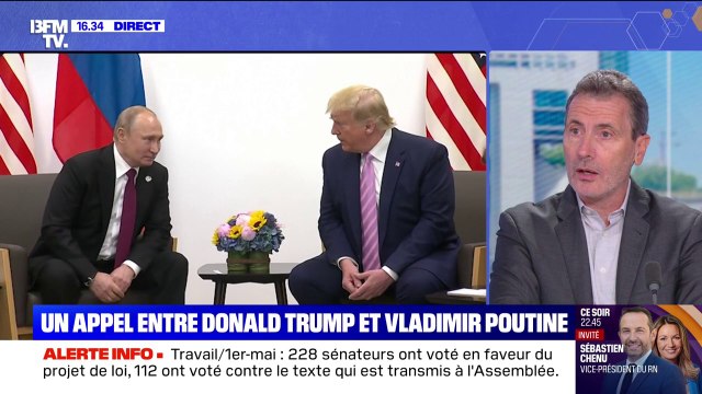 Guerre en Ukraine: Donald Trump et Vladimir Poutine vont s'entretenir ce jeudi par téléphone