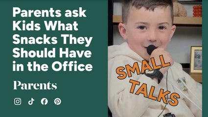 Parents Ask Their Kids "What Snacks They Should Have in the Office"