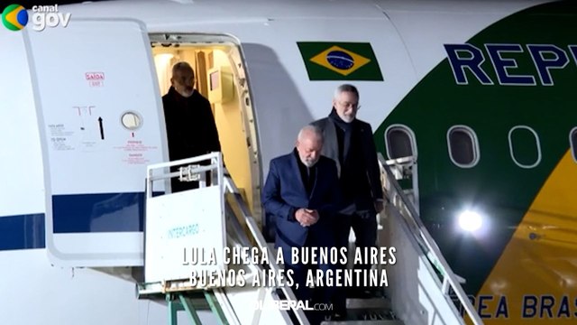 Lula chega a Buenos Aires Buenos Aires, Argentina