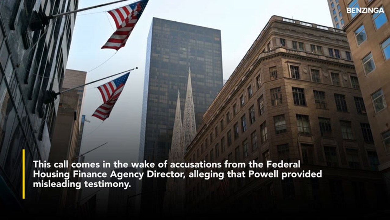 Trump Says Jerome Powell Should 'Resign Immediately' After FHFA Director Alleges Fed Chair Lied About $2.5 Billion Renovation Plan