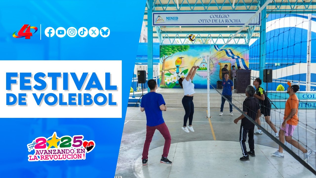 1👩‍🏫👨‍🏫 Docentes de Managua muestran su talento en el Festival de Voleibol del MINED