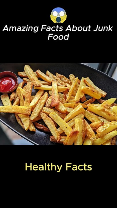 Amazing Facts About Junk Food | Top 5 Mind Blowing Facts About Food #facts #shorts #amazingfacts