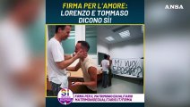 Lorenzo e Tommaso, la proposta di matrimonio in ospedale