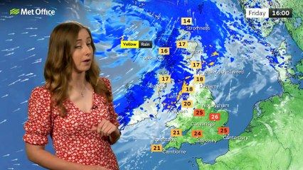 Met Office Thursday evening weather forecast 03/07/2025