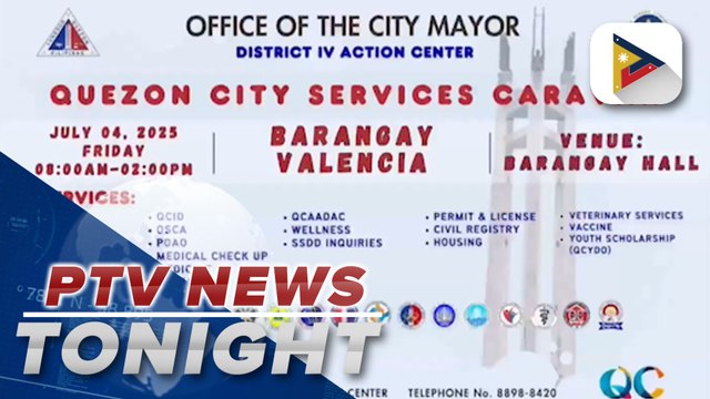 Services caravan to be held in District 4, QC on July 4