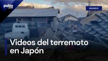 Terremoto en Japón videos del momento exacto del sismo en Ishikawa  Pulzo