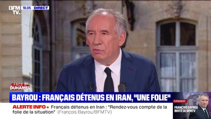 Otages français inculpés en Iran: "Tous les moyens sont mobilisés", assure le Premier ministre François Bayrou