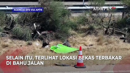 Lokasi Kecelakaan Pemain Liverpool Diogo Jota, Ada Jejak Rem hingga Sisa Benda Terbakar