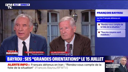 Déficit: "Nous ne produisons pas assez", explique le Premier ministre François Bayrou