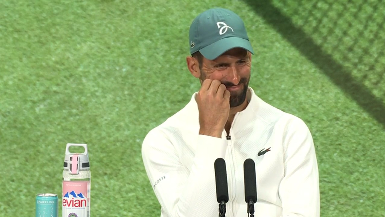 Wimbledon 2025 - Novak Djokovic : "Une margarita avec Roger et Rafa ? Je ne sais pas pourquoi j'ai parlé de margaritas"