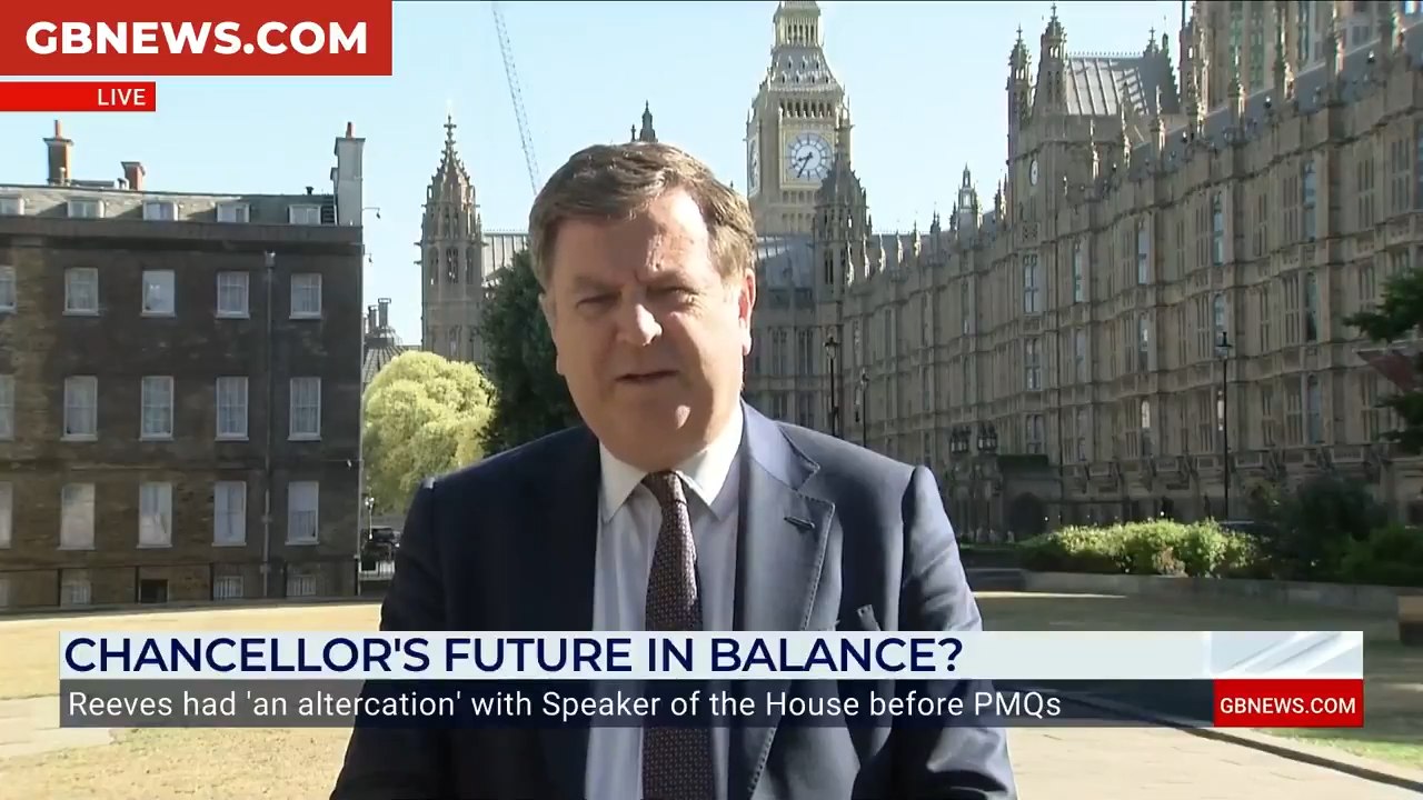 WATCH: Mel Stride tells GB News he reached out to Rachel Reeves are 'upsetting' PMQs appearance
