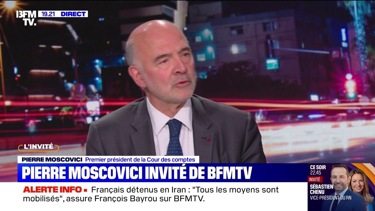"Nous avons le plus grand déficit de la zone euro": Pierre Moscovici, le président de la Cour des comptes, alarme sur la charge de la dette en France