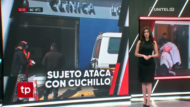 Capturan al sujeto que un cuchillo atacó e hirió a varias personas en Cochabamba