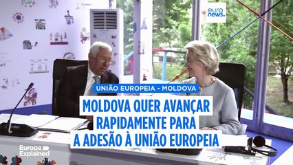 A Moldova quer aderir à UE, mas Bruxelas hesita em separar o processo da Ucrânia