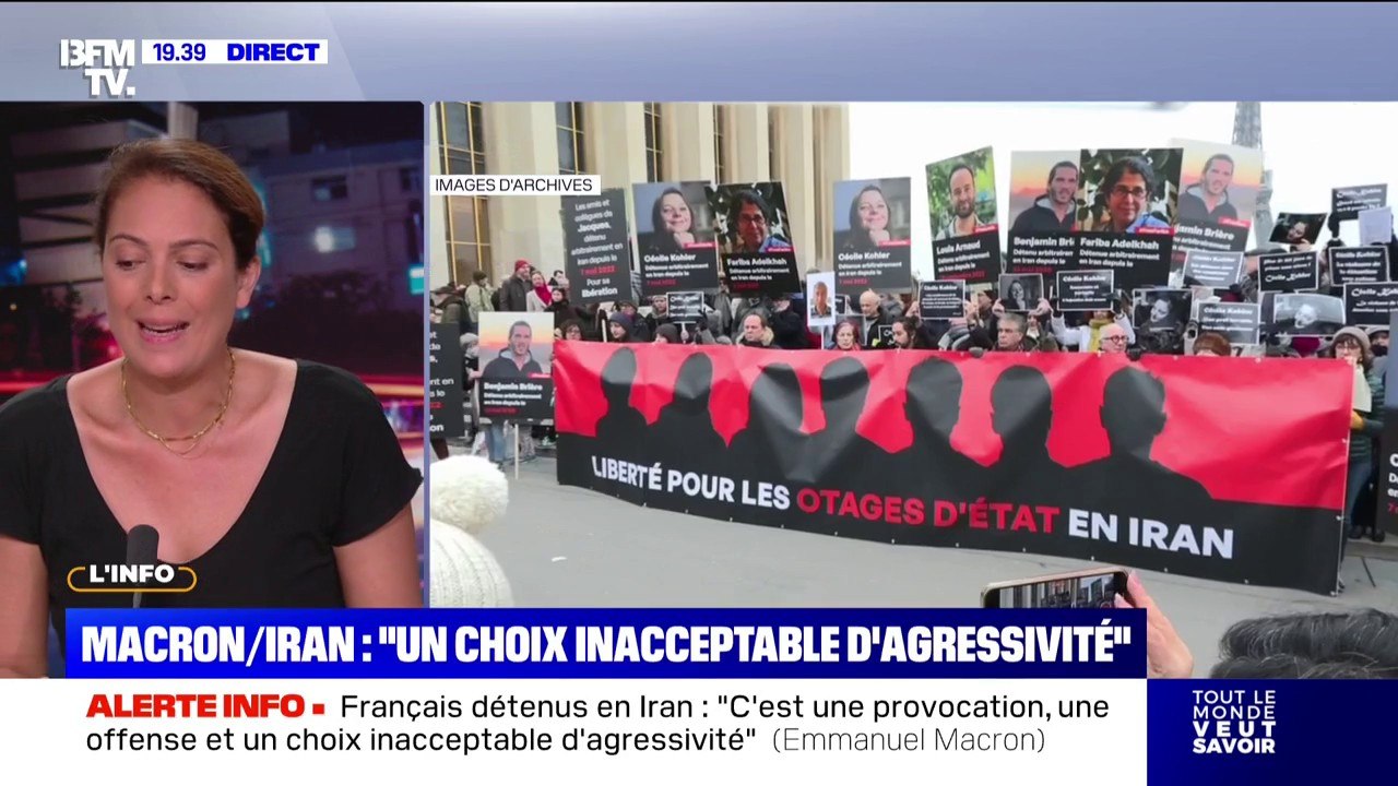 Cécile Kohler et Jacques Paris inculpés en Iran: Emmanuel Macron dénonce un "choix inacceptable d'agressivité"
