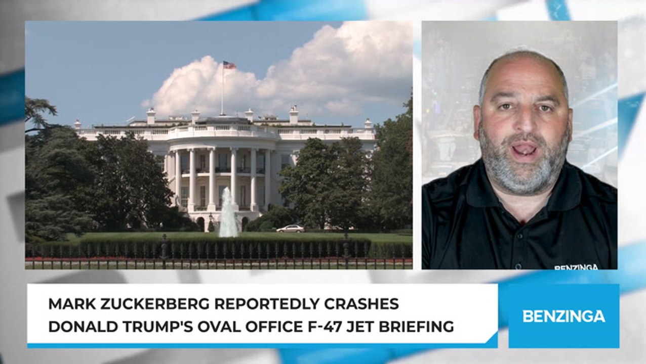 Mark Zuckerberg Reportedly Crashes Donald Trump's Oval Office F-47 Jet Briefing