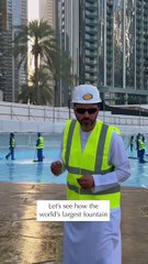 Ever wondered how Dubai Fountain is maintained?