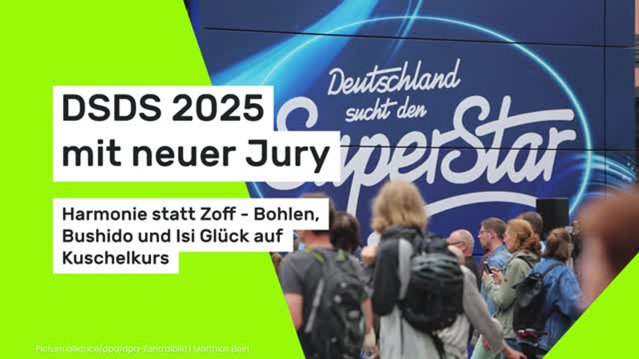 DSDS 2025 mit neuer Jury: Harmonie statt Zoff - Bohlen, Bushido und Isi Glück auf Kuschelkurs