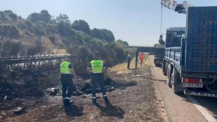 Lugar del accidente donde murieron el futbolista Diogo Jota y su hermano