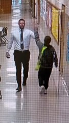 Principal's Interactions with Students Caught on School's Hallway Cameras Go Viral