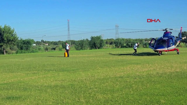 Emre Belözoğlu Antalyaspor tesislerine helikopterle indi
