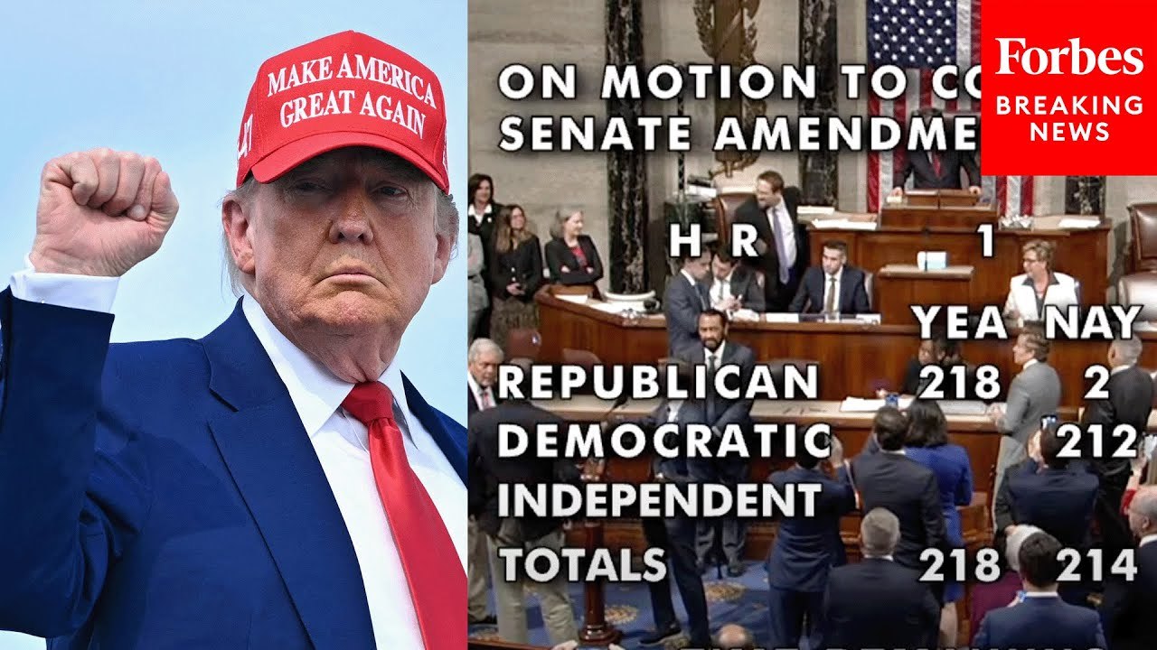 House Republicans Pass President Trump's Big Beautiful Bill, Making July 4th Deadline