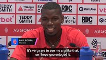 Pogba 'couldn't hold back the tears' during Monaco presentation