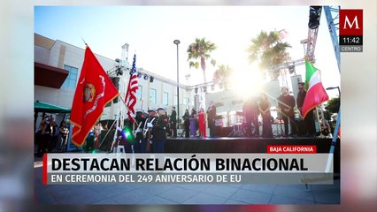 Marina del Pilar asiste a los actos por el 249 aniversario de la Independencia de EU